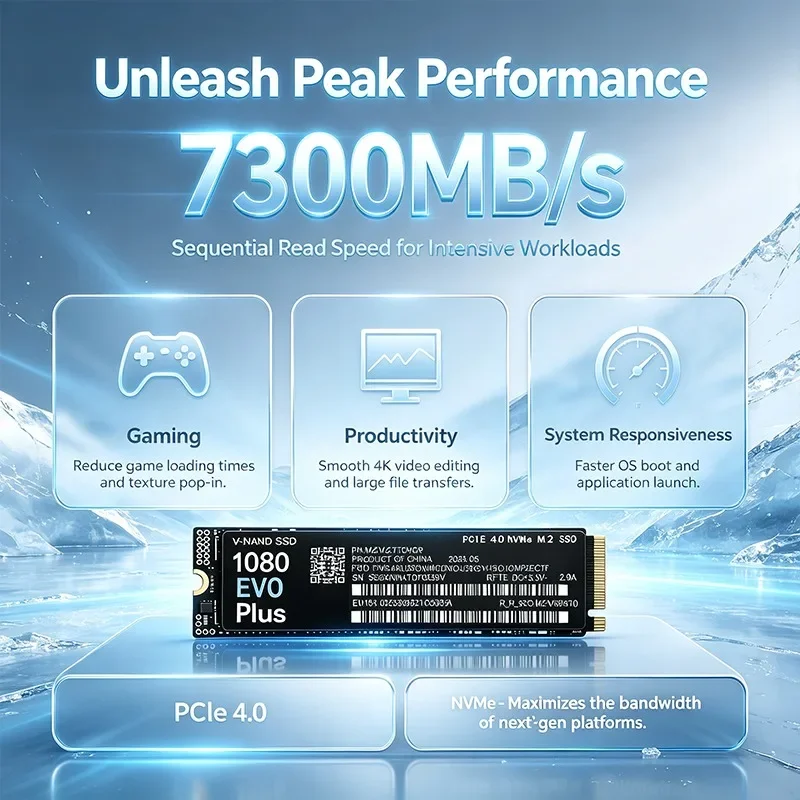M.2 Nvme 4Tb Pcie 4.0 Ssd - SSD Interno M.2 NVMe PCIe 4.0