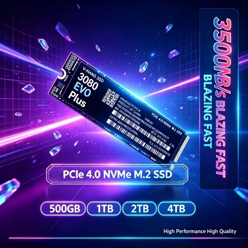 M.2 Nvme 4Tb Pcie 4.0 Ssd - 3080 EVO Plus 1TB 2TB 4TB