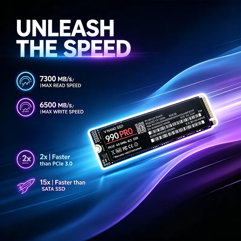 SSD 990 PRO original, 500 GB a - M.2 Nvme 4Tb Pcie 4.0 Ssd avaliação e preço