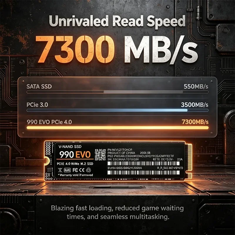 SSD Original 990 EVO NVMe M.2  - M.2 Nvme 4Tb Pcie 4.0 Ssd avaliação e preço