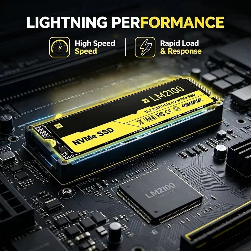 Novo disco rígido SSD M.2 LM21 - M.2 Nvme 4Tb Pcie 4.0 Ssd avaliação e preço