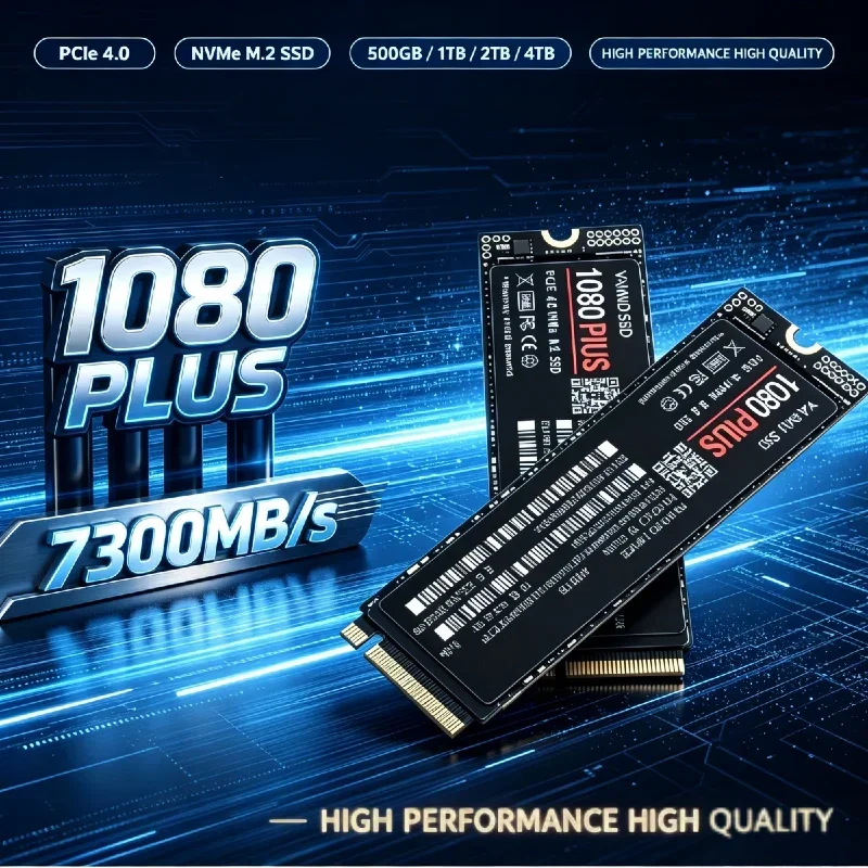 1080 Plus M.2 NVMe PCIe 4.0 SS - M.2 Nvme 4Tb Pcie 4.0 Ssd avaliação e preço