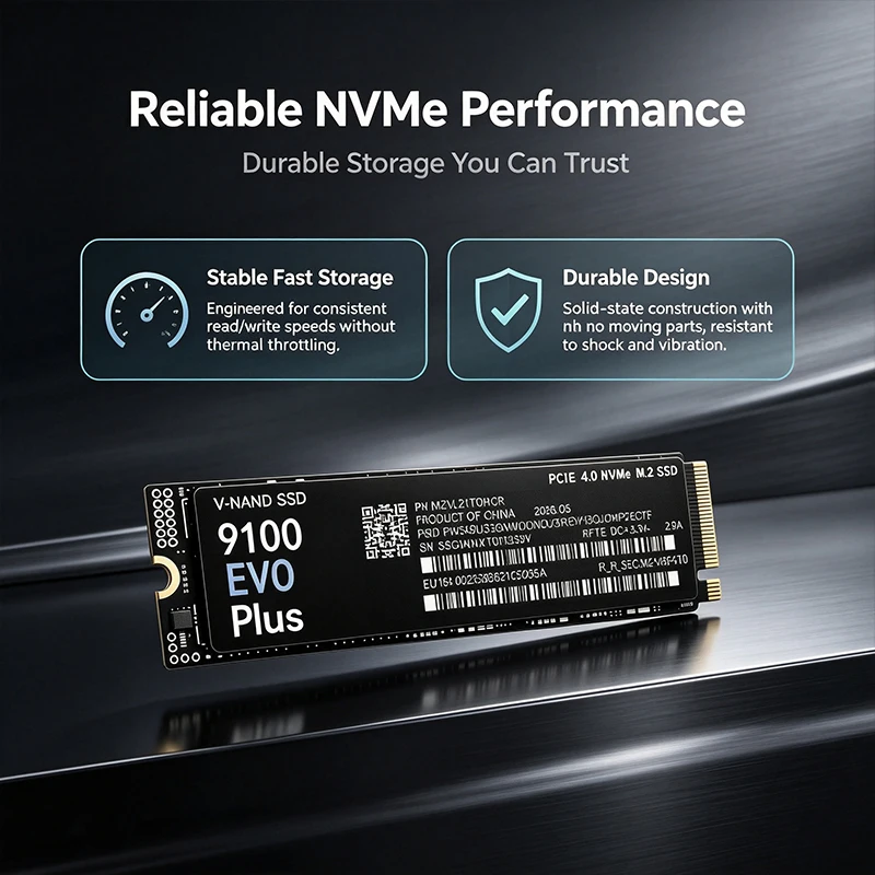 9100 EVO PLUS M.2 NVMe SSD – C - M.2 Nvme 4Tb Pcie 4.0 Ssd avaliação e preço