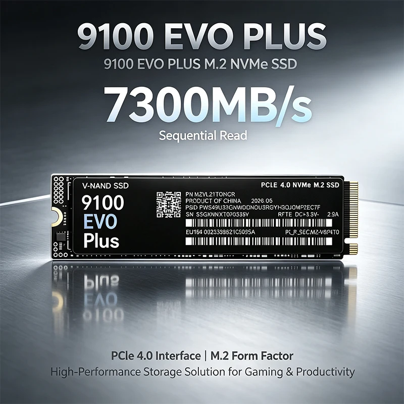 9100 EVO PLUS M.2 NVMe SSD – C - M.2 Nvme 4Tb Pcie 4.0 Ssd avaliação e preço