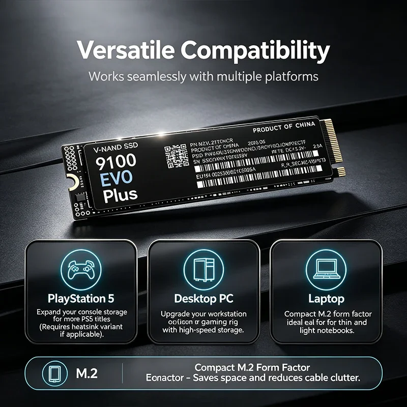 SSD M.2 NVMe 9100 EVO PLUS, ca - M.2 Nvme 4Tb Pcie 4.0 Ssd avaliação e preço