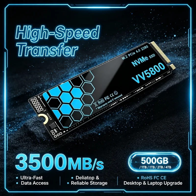 VV5800 500GB 1TB 2TB 4TB SSD M - M.2 Nvme 4Tb Pcie 4.0 Ssd avaliação e preço